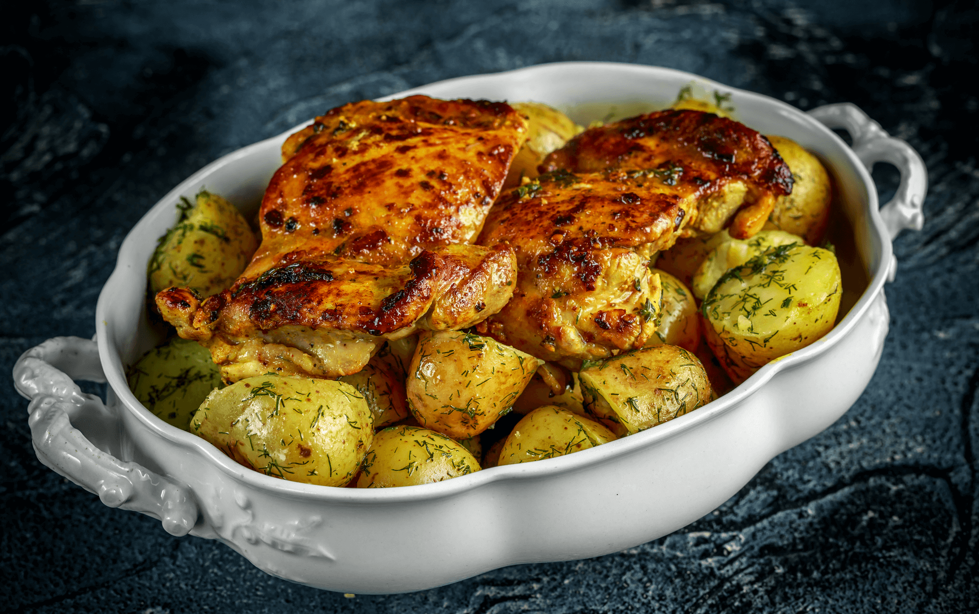 Filé de frango com batata