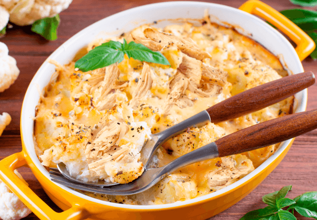 Frango com palmito Frango com palmito