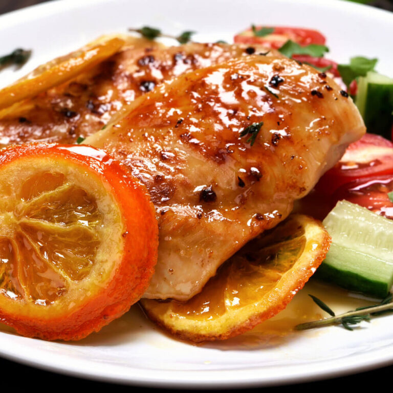 Frango com Molho de Laranja
