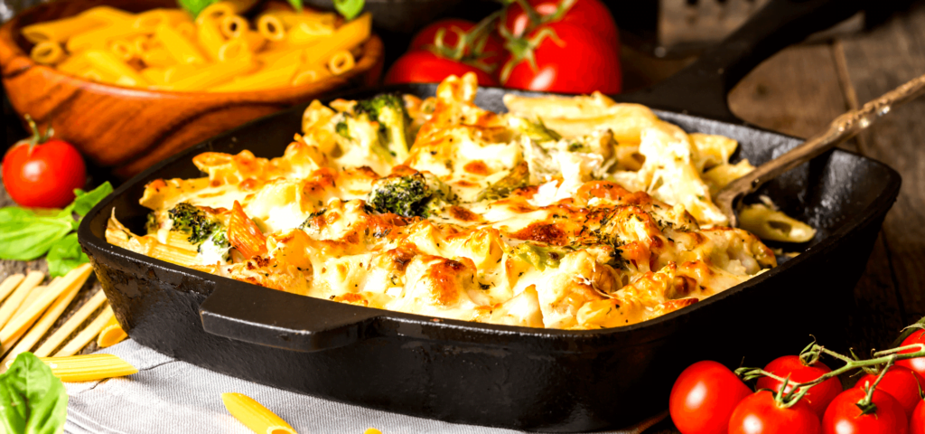 Frango e Brócolis ao Molho Branco