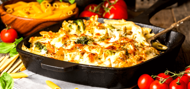 Frango e Brócolis ao Molho Branco Frango e Brócolis ao Molho Branco