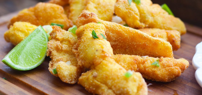 Tirinhas de Frango com Limão Tirinhas de Frango com Limão