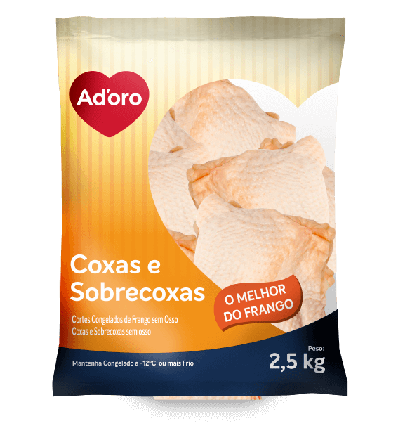 Coxas e Sobrecoxas sem osso Ad'oro Coxas e Sobrecoxas sem osso Ad'oro