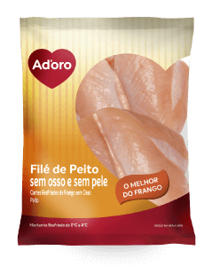 Filé Peito sem osso e sem pele Ad'oro Filé Peito sem osso e sem pele Ad'oro