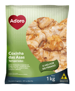 Temperados Congelados Coxinha das Asas Ad'oro