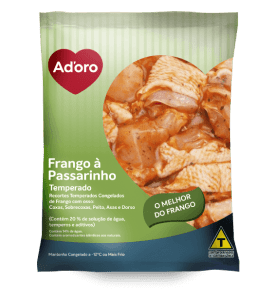 Temperado congelado - Frango à passarinho Ad'oro Temperado congelado - Frango à passarinho Ad'oro