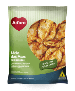 Temperado congelado - Meio das asas Ad'oro Temperado congelado - Meio das asas Ad'oro