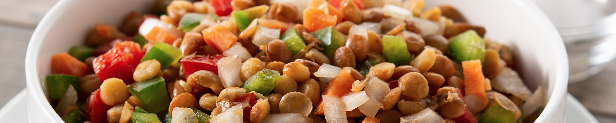 Salada de lentilha para ceia de Natal Salada de lentilha para ceia de Natal