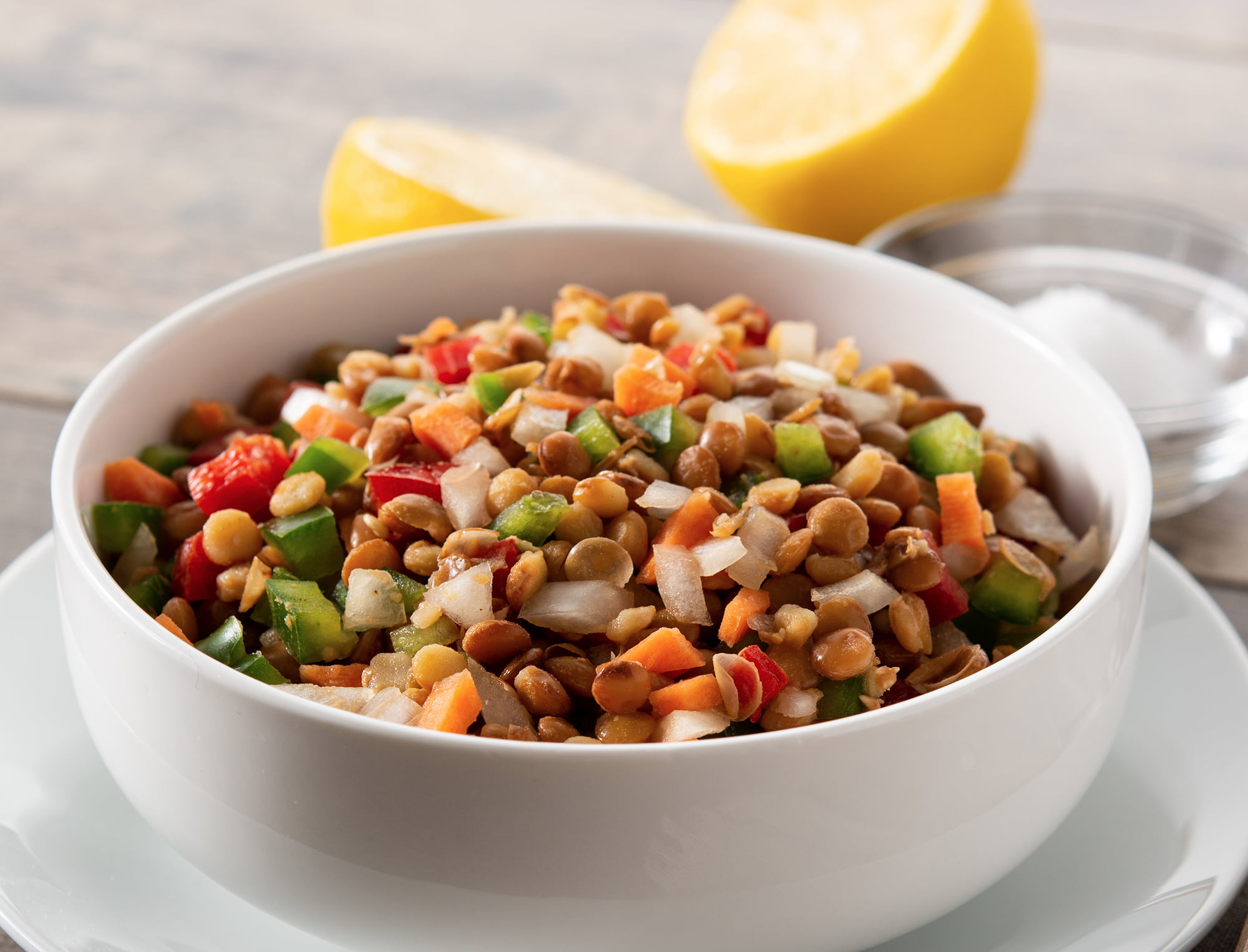Salada de lentilha para ceia de Natal Salada de lentilha para ceia de Natal
