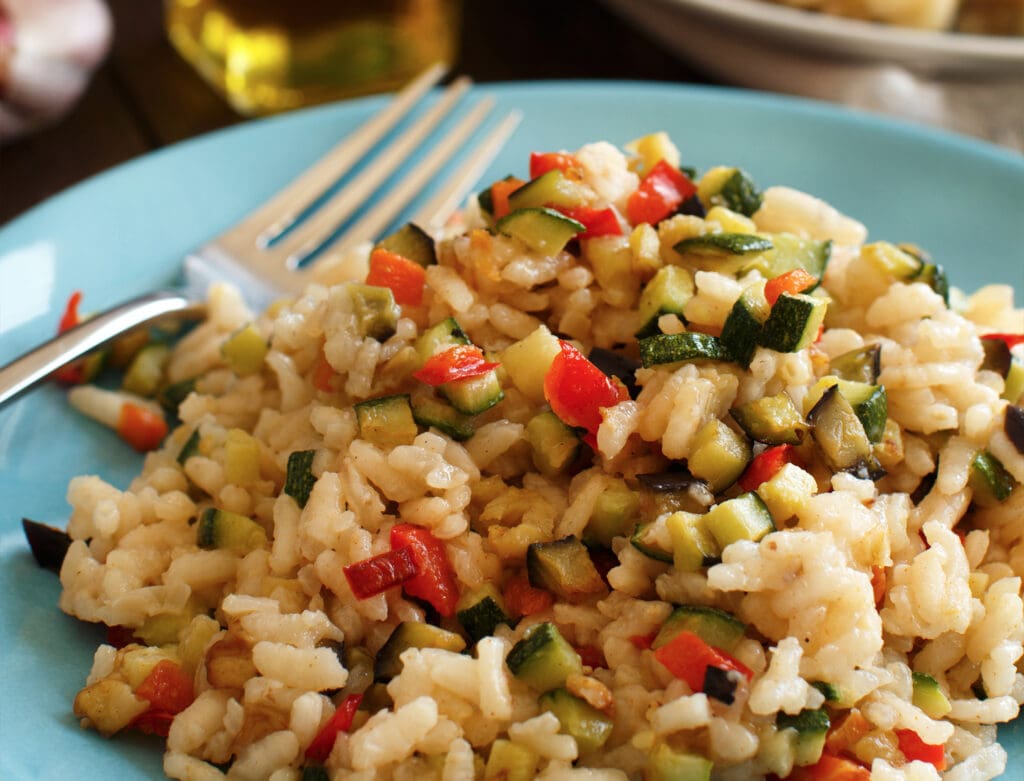 Risoto de legumes fácil e saboroso