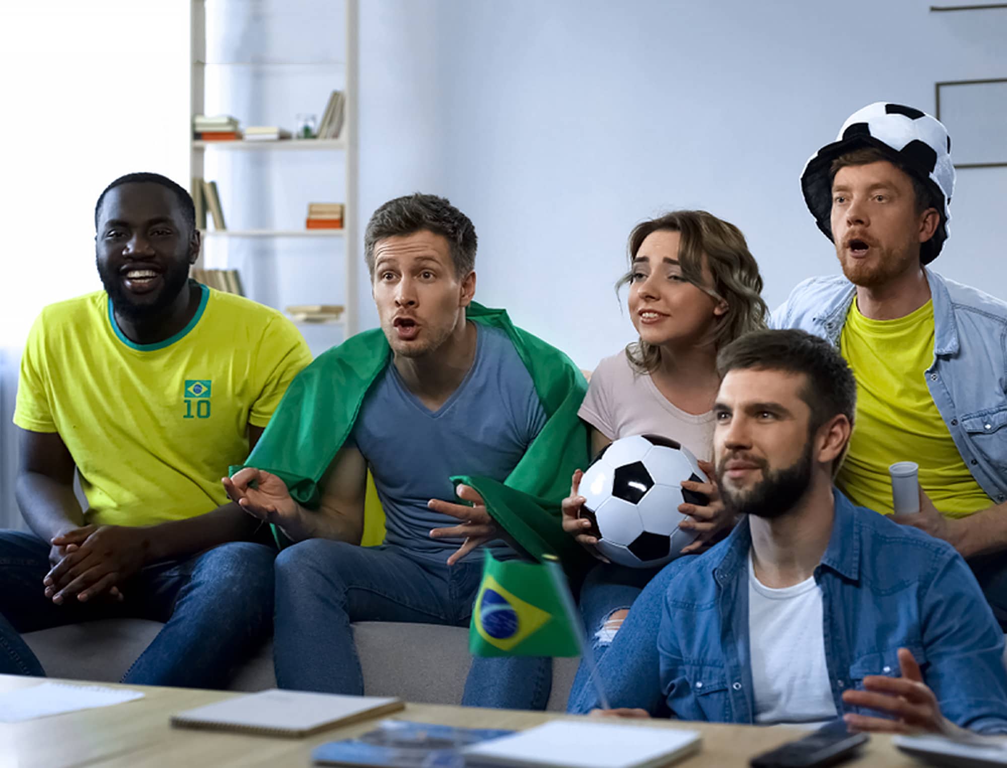 Decoração e petiscos para assistir os jogos da Copa do Mundo em