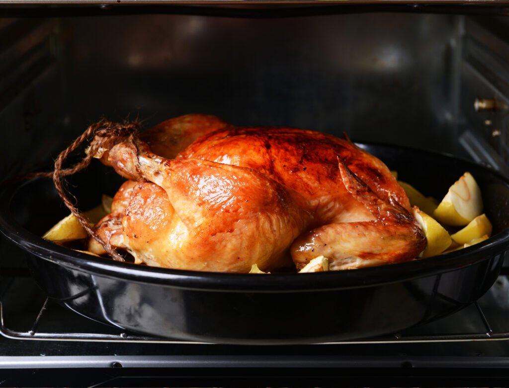 Ave Millenium assada no forno para o fim do ano