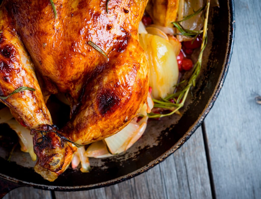 Ave Millenium com molho de cebola para ceia de Ano Novo