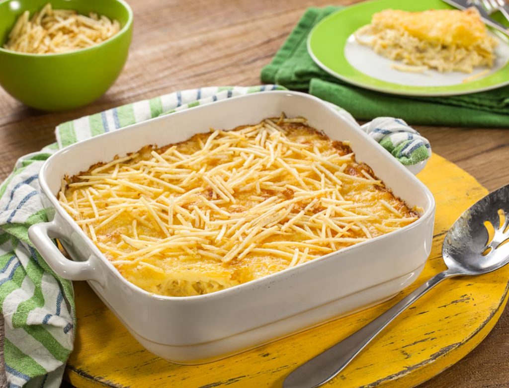 Fricassé de frango tradicional: um prato delicioso e reconfortante