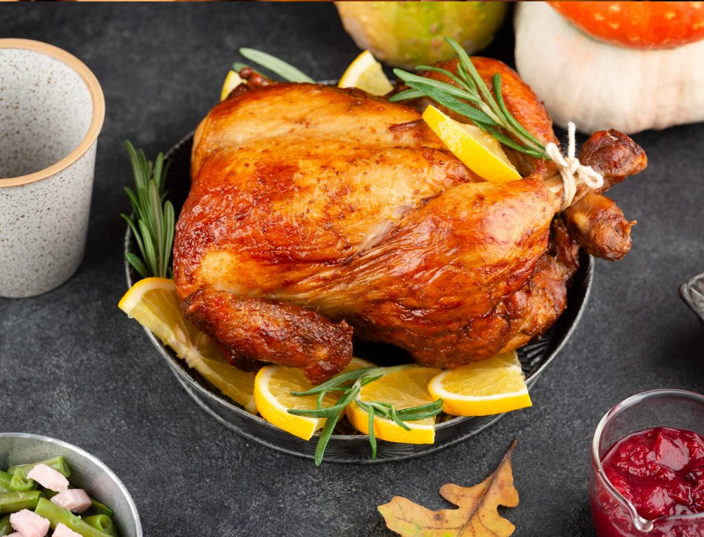 Ave Millenium Ad´oro Assada ao Molho de Laranja e Ervas: A Estrela da Sua Ceia de Natal
