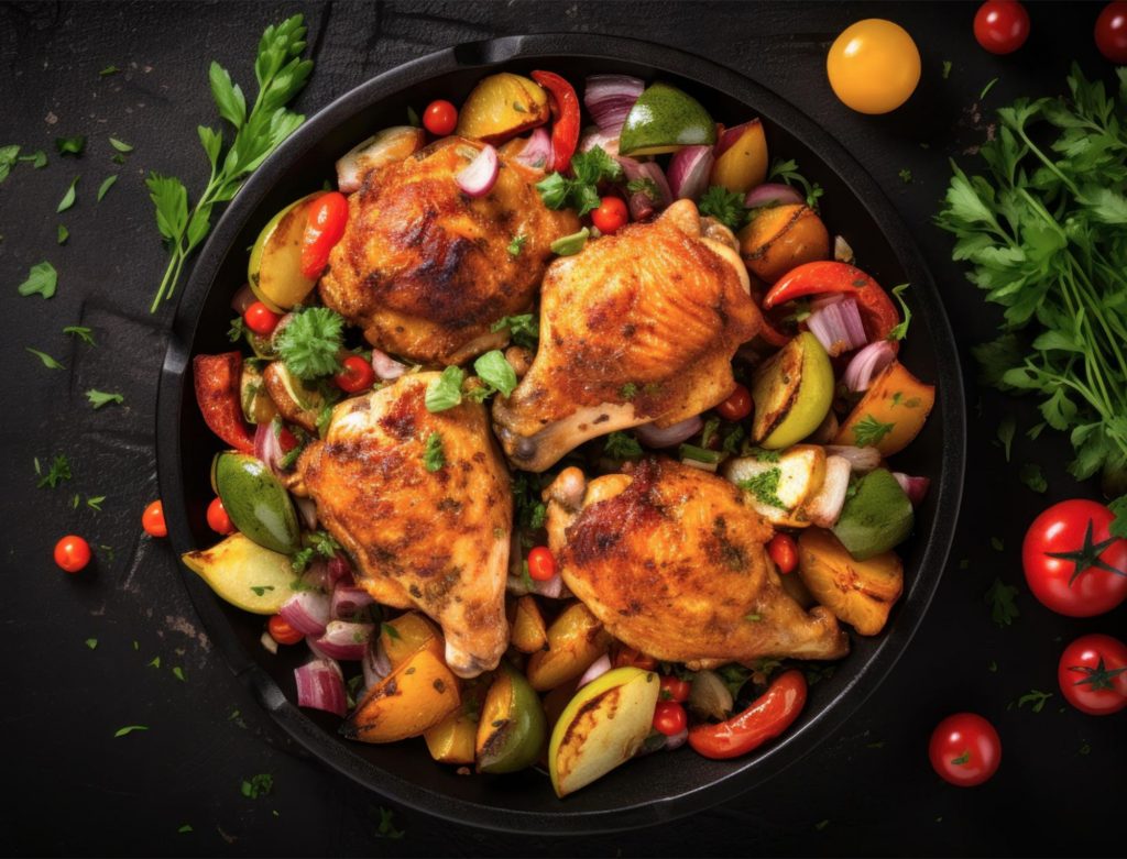 Sabores do Campo: Frango Ad'oro com Legumes na Air Fryer