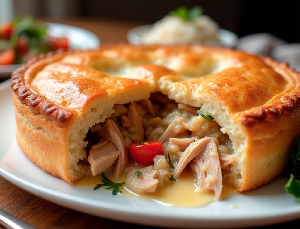 Torta de Frango Ad´oro Clássica com Massa Folhada