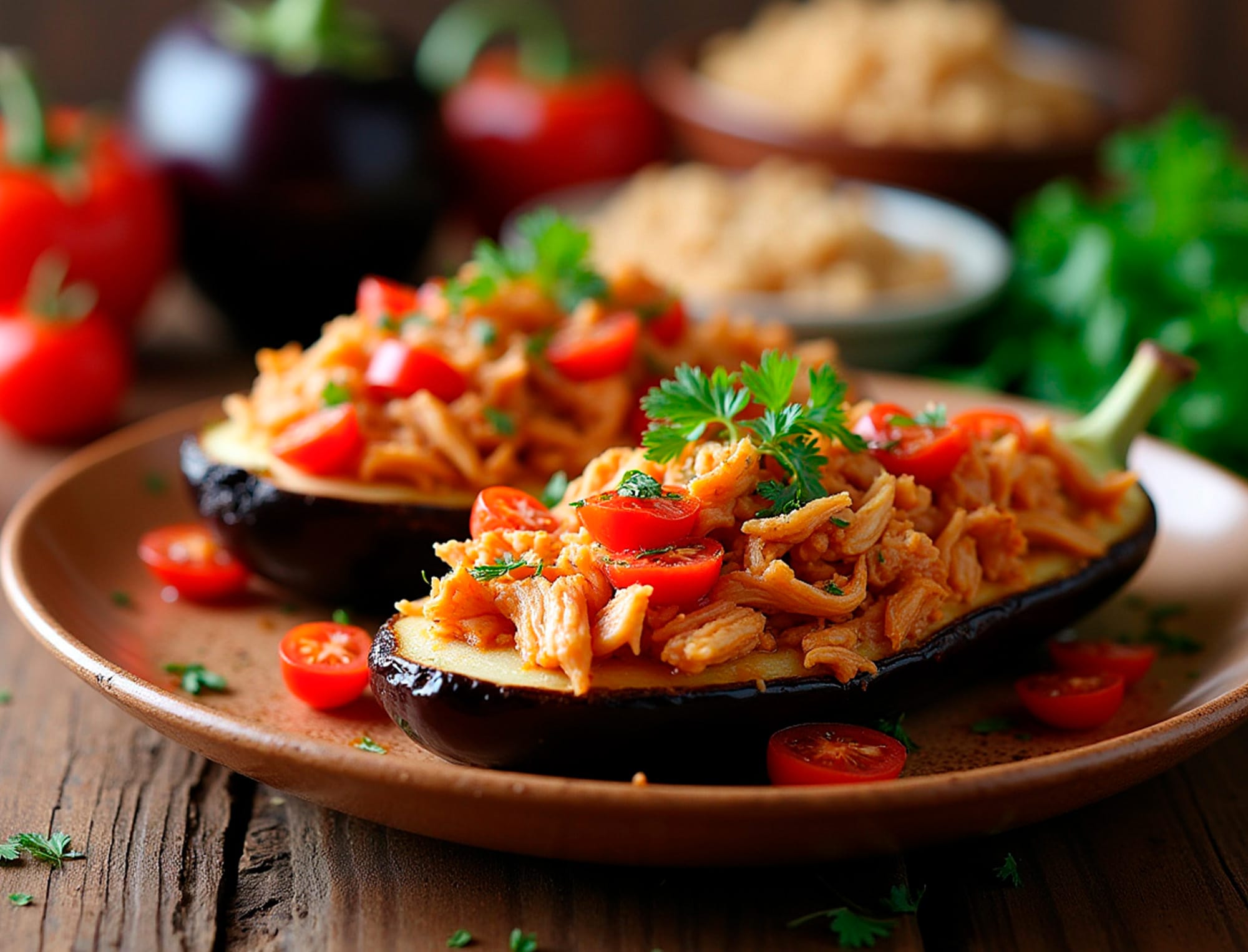 blog__0017_3. Berinjela Recheada com Frango Ad´oro