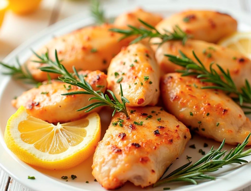 Frango Ad'oro com Limão e Alho na Air Fryer: Clássico Mediterrâneo, Leve e Saboroso