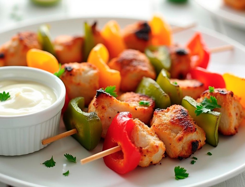 Espetinhos de Frango Ad'oro com Pimentões na Air Fryer: Colorido, Prático e Cheio de Sabor