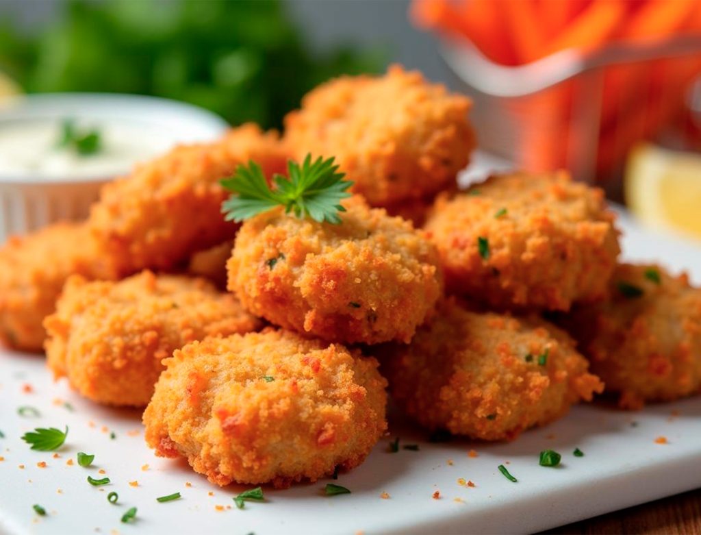 Nuggets Fit de Frango Ad'oro Caseiros na Air Fryer: Sabor Infância, Versão Saudável e Crocante