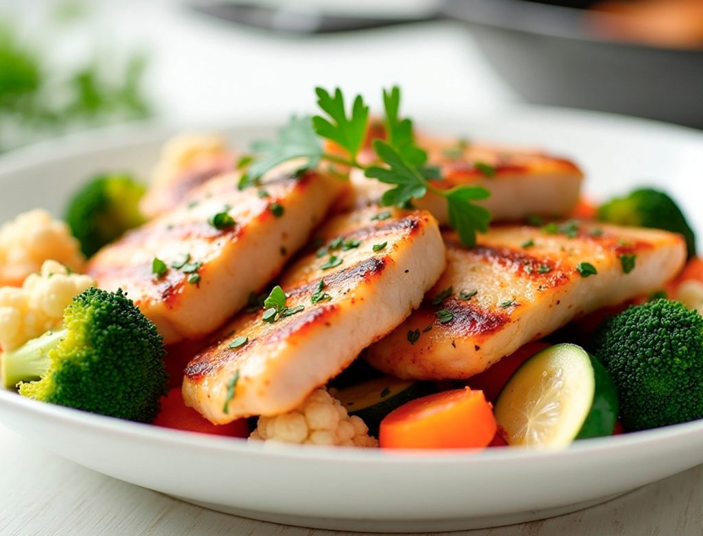 Receita Fit: Filé de Frango Ad'oro com Legumes Frescos – Sabor e Saúde em 30 Minutos