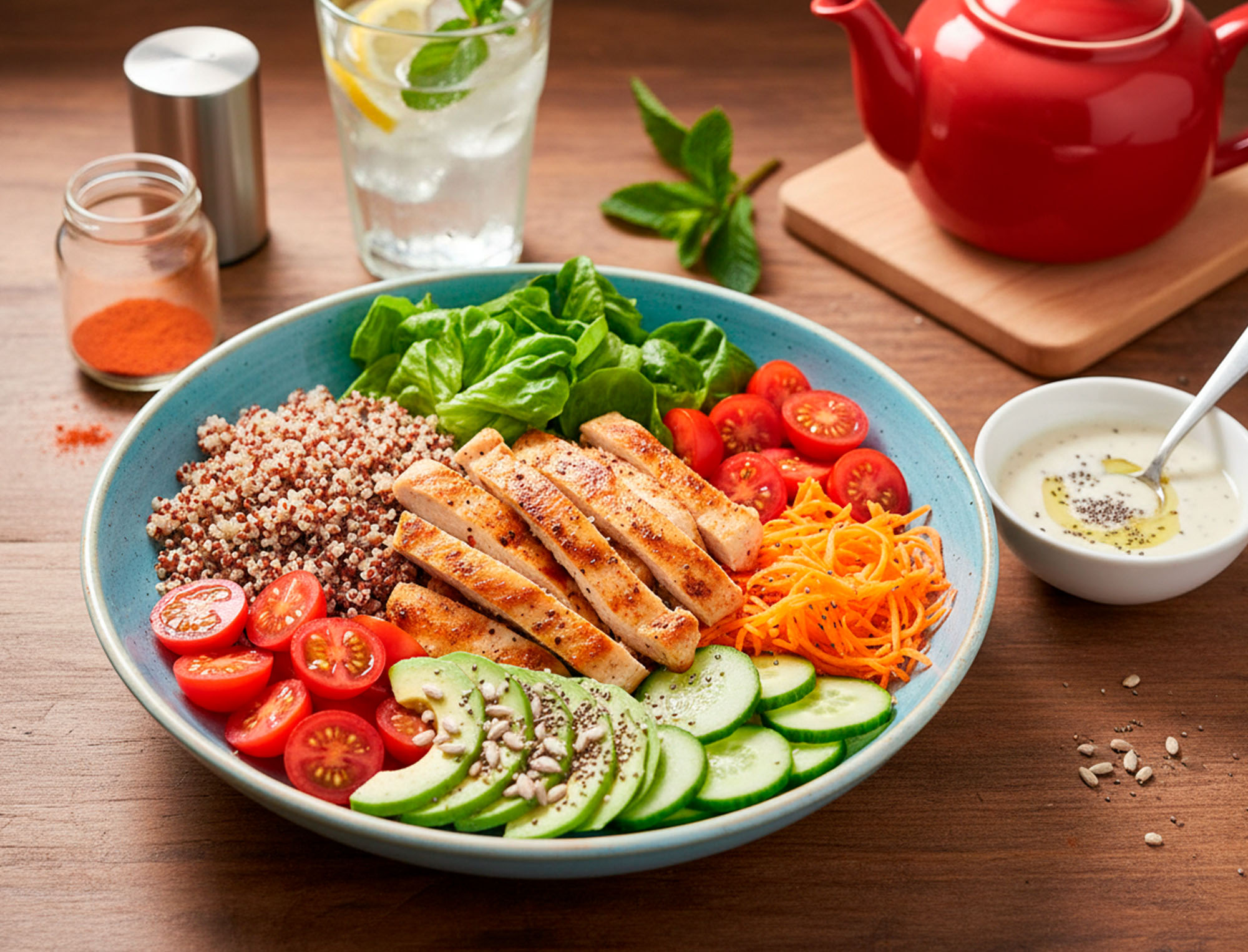 Bowl Nutritivo de Frango IQF Ad'oro com Grãos e Abacate – A Refeição Completa e Colorida que é Sucesso nas Redes Sociais!