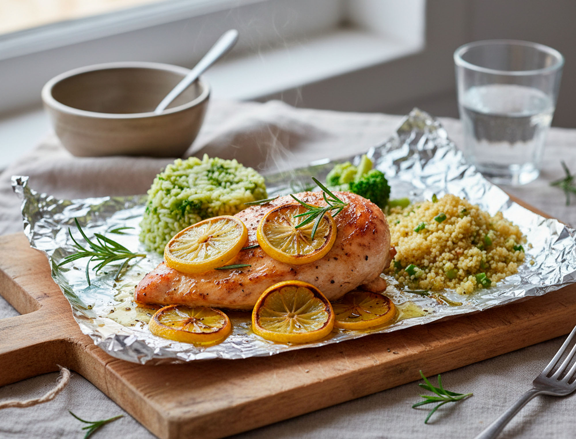 Meio Peito Ad'oro Temperado Assado no Papelote com Ervas e Limão – Suculência Máxima Sem Sujeira na Cozinha!
